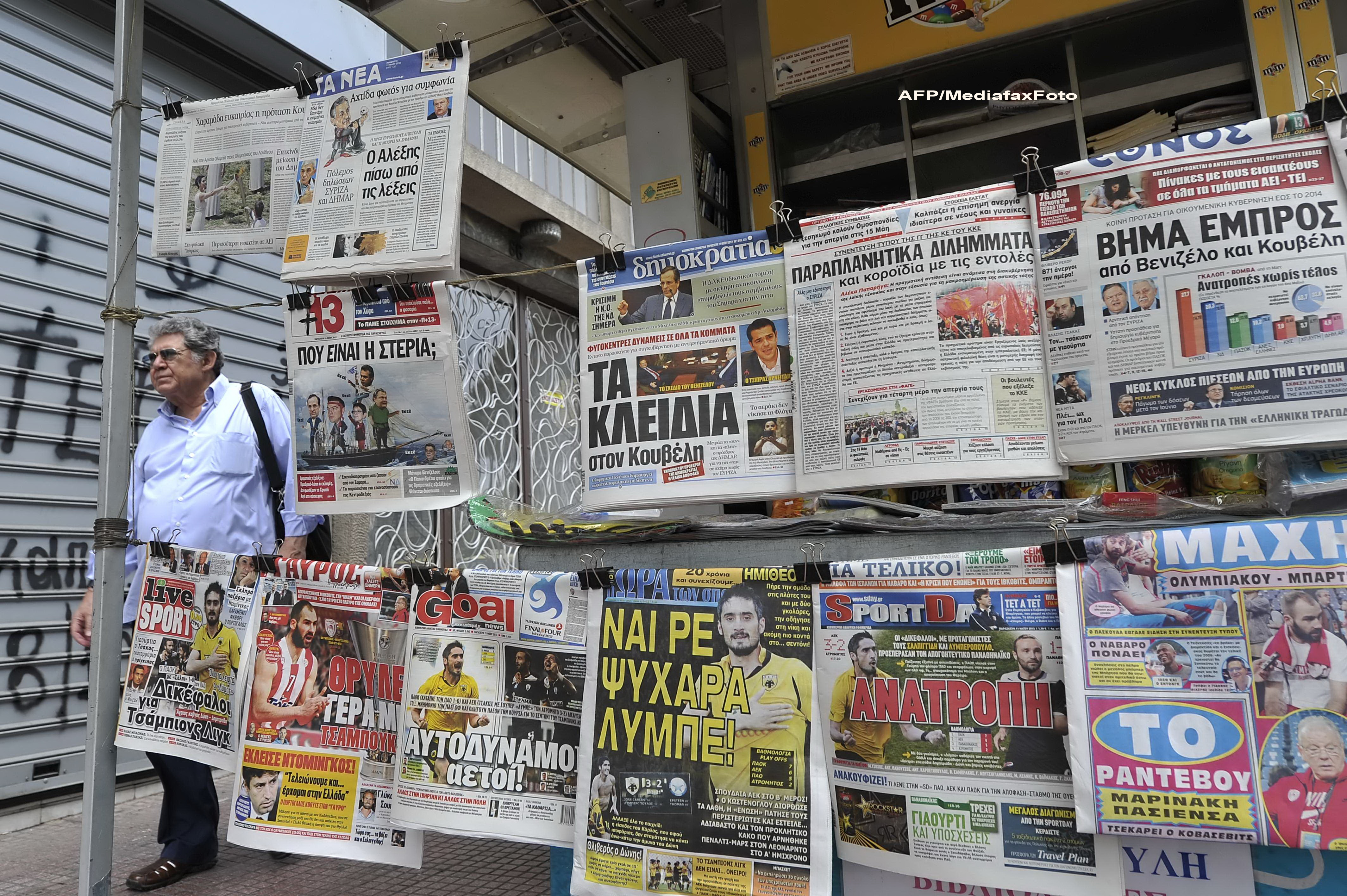 Europenii nu cred ca Grecia va ramane in zona euro. "Banii imprumutati acestei tari sunt pierduti"