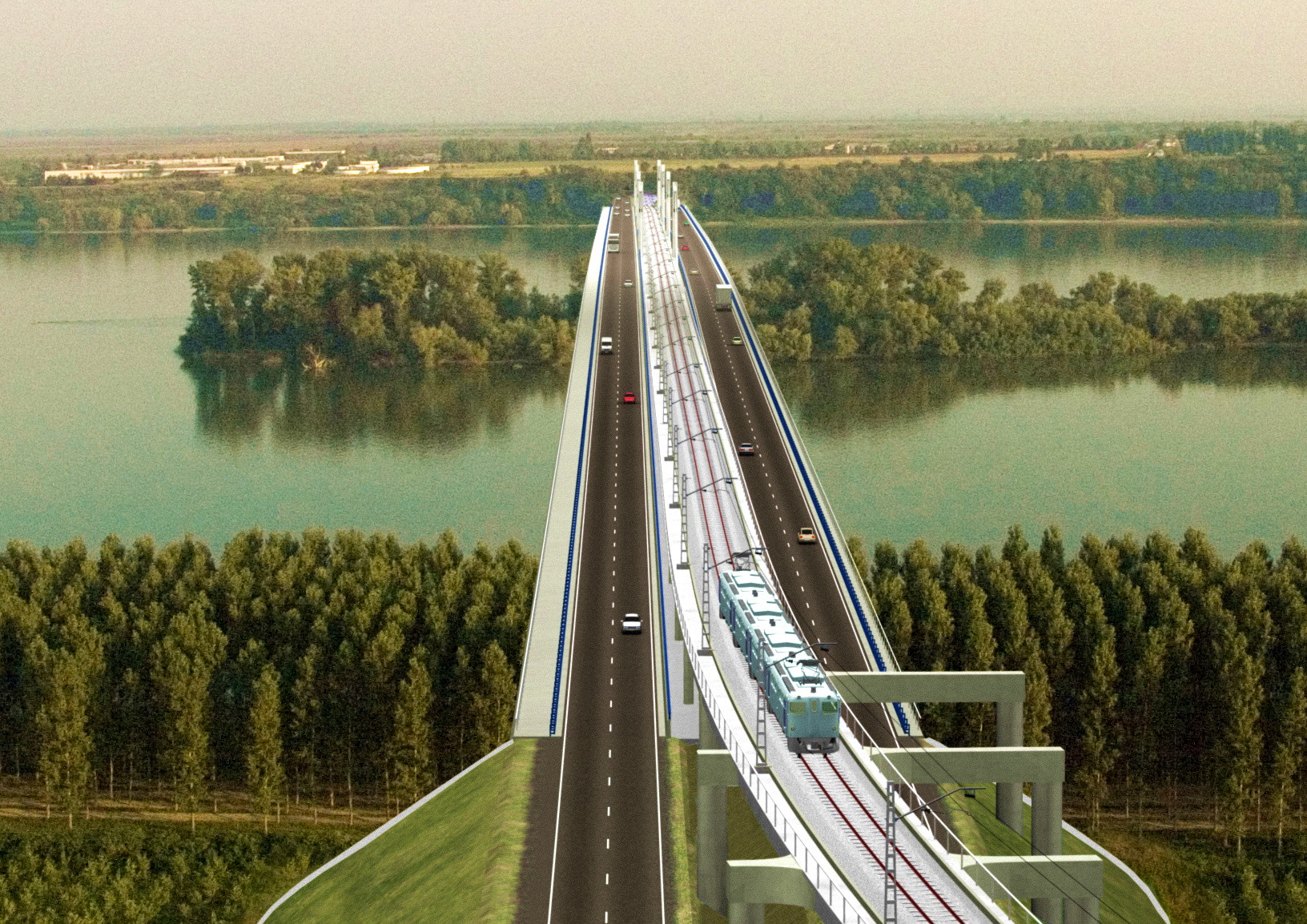 Al doilea pod peste Dunare. Cum arata autostrada care va injumatati drumul spre litoralul bulgaresc