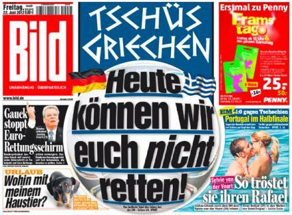 Grecia 2-4 Germania, la Euro 2012. Grecia paraseste "zona Euro". Cu ce ironii a inceput acest meci