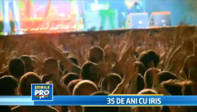 Cum a fost trait in Capitala concertul Iris 35, cu rock electrizant, lasere si mii de oameni