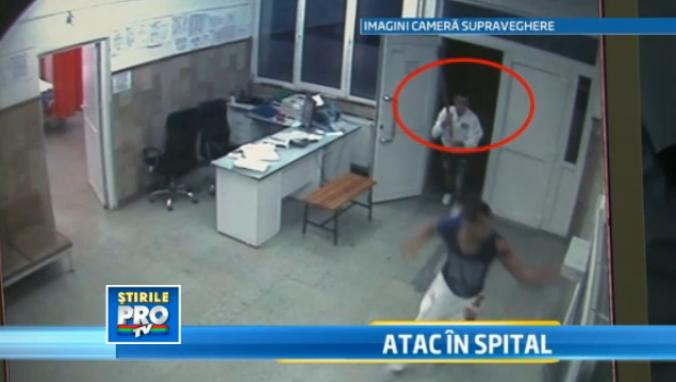 Usi rupte si batai cu ranga in Spitalul Judetean din Targoviste. O infirmiera, folosita ca scut uman
