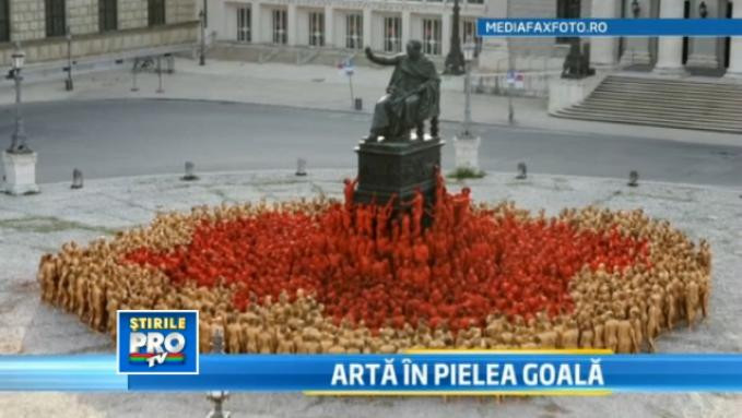 Video. 1700 de nemti au pozat nud in centrul orasului Munchen