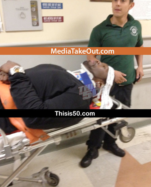 50 Cent, implicat intr-un grav accident de circulatie. A fost transportat de urgenta la spital. FOTO