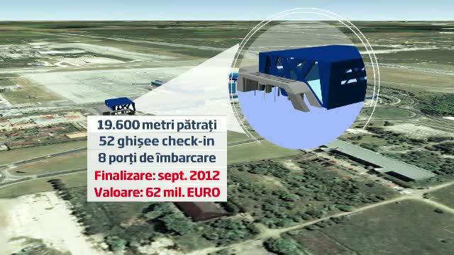 Aeroportul ''Henri Coanda'' se schimba din mers. Noua constructie va costa peste 60 milioane euro