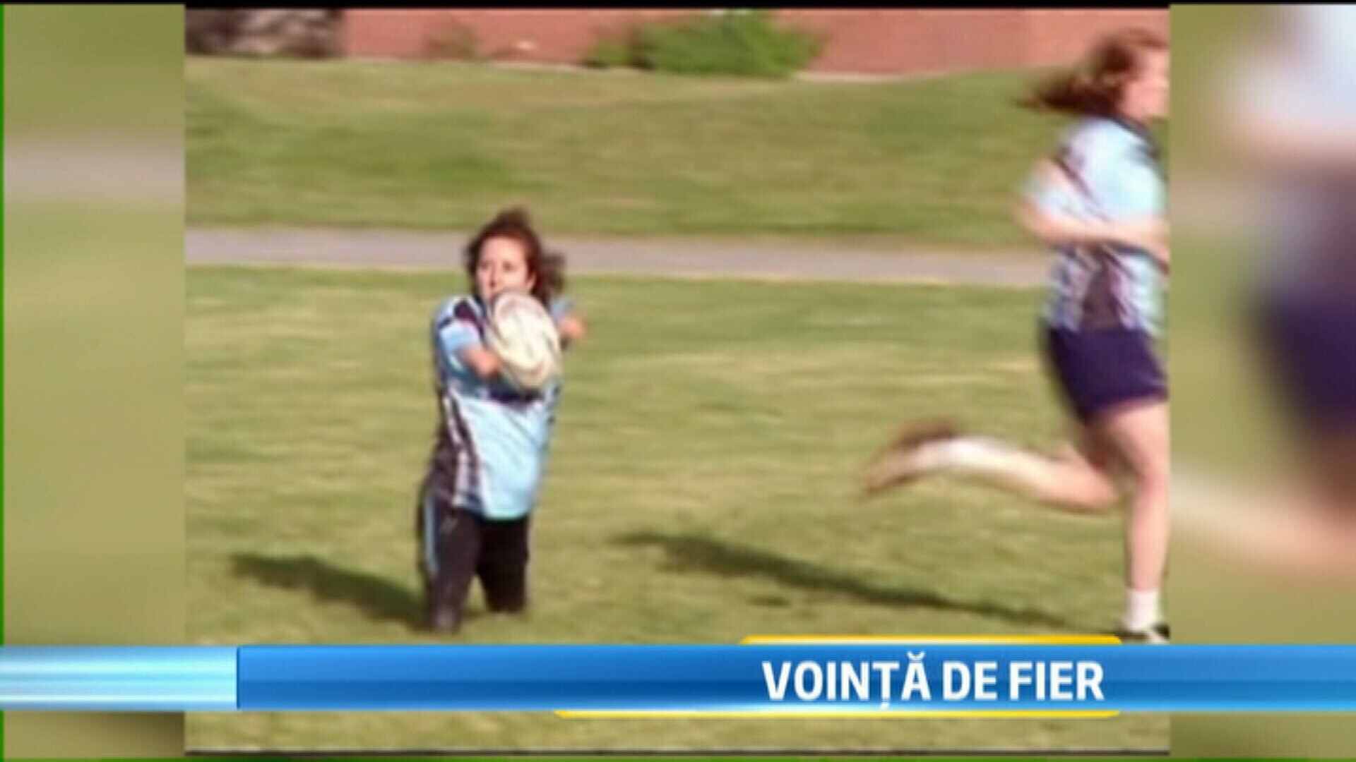 Jucatoarea de rugby care s-a nascut fara maini si picioare. Povestea unui invingatoare. VIDEO