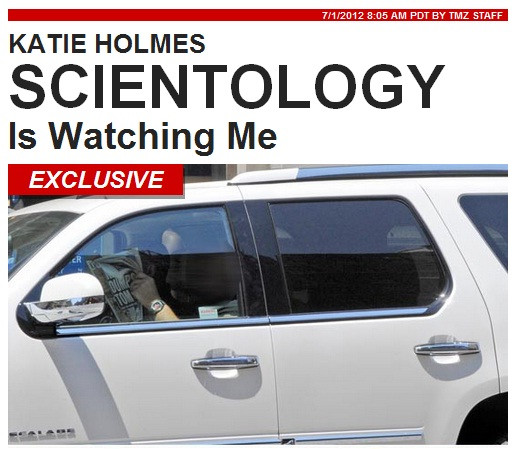 Katie Holmes, dupa despartirea de Tom Cruise: "Biserica scientologica a pus oameni pe urmele mele"