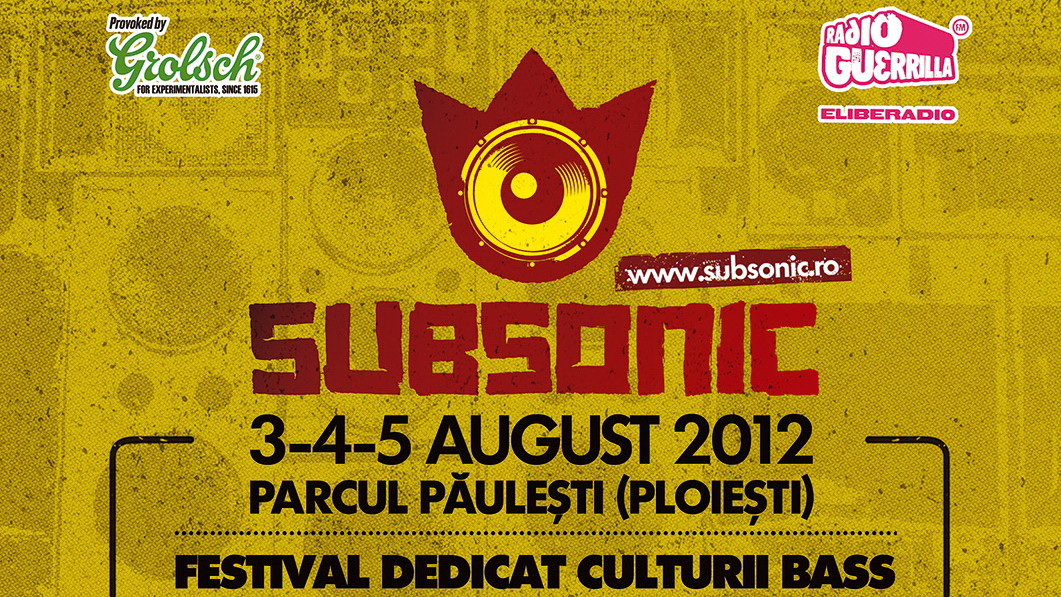 Dub, reggae, bass & more. Festivalul SUBSONIC va avea loc in Parcul Paulesti, 3-5 august 2012