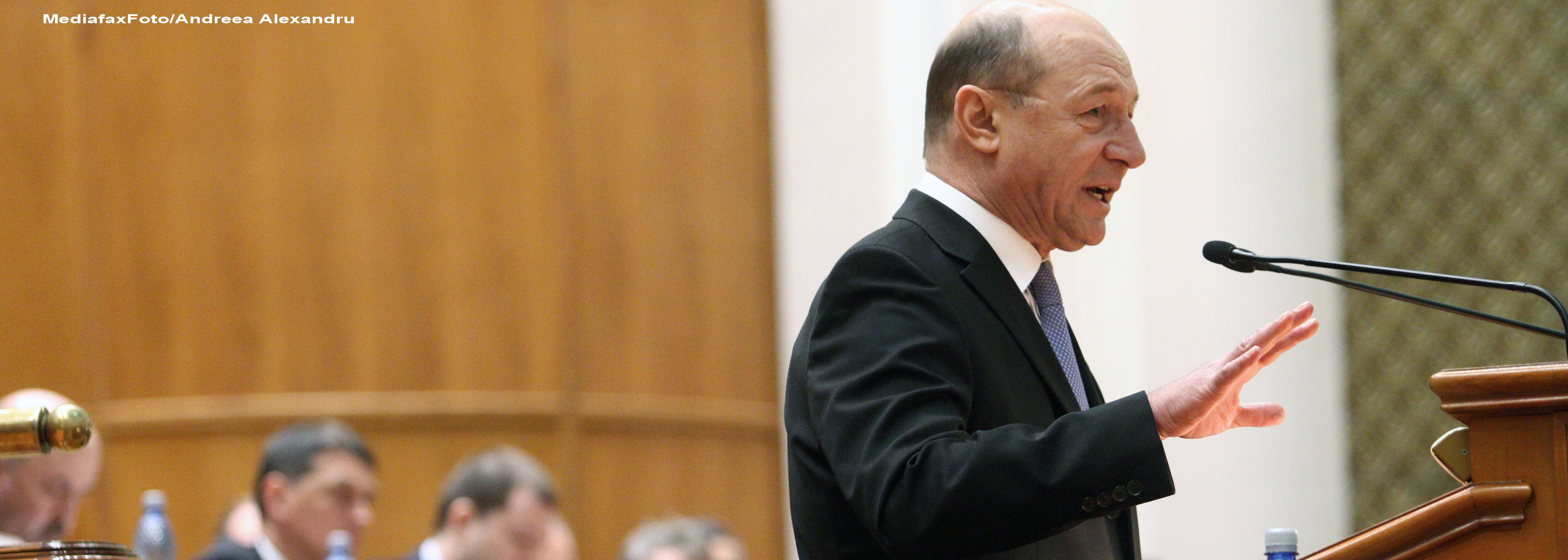 "Vreau sa particip la dezbaterea cererii de suspendare." VIDEO cu discursul lui Basescu in Parlament