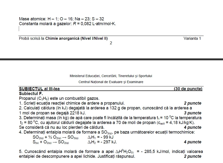 Chimie anorganica