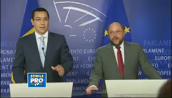 Victor Ponta s-a razgandit dupa intalnirea cu Schultz. Vom organiza referendumul conform CCR