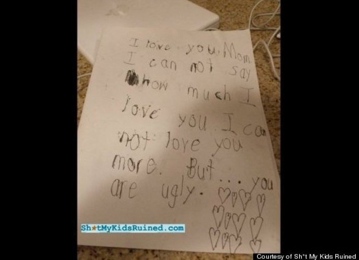 "Te iubesc, dar esti URATA". Biletul care a facut-o sa planga in hohote. FOTO