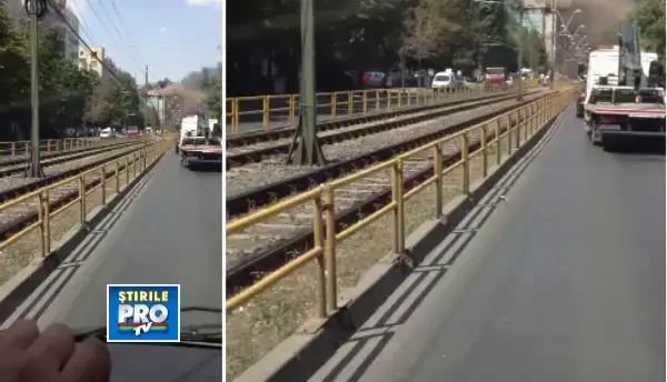 Incendiu puternic la o cladire de birouri din cartierul bucurestean Militari