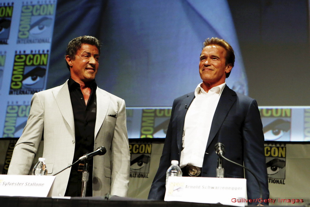 "Razboiul" Stallone -Schwarzenegger nu e un mit. Ce s-a intamplat la o conferinta de presa. Video