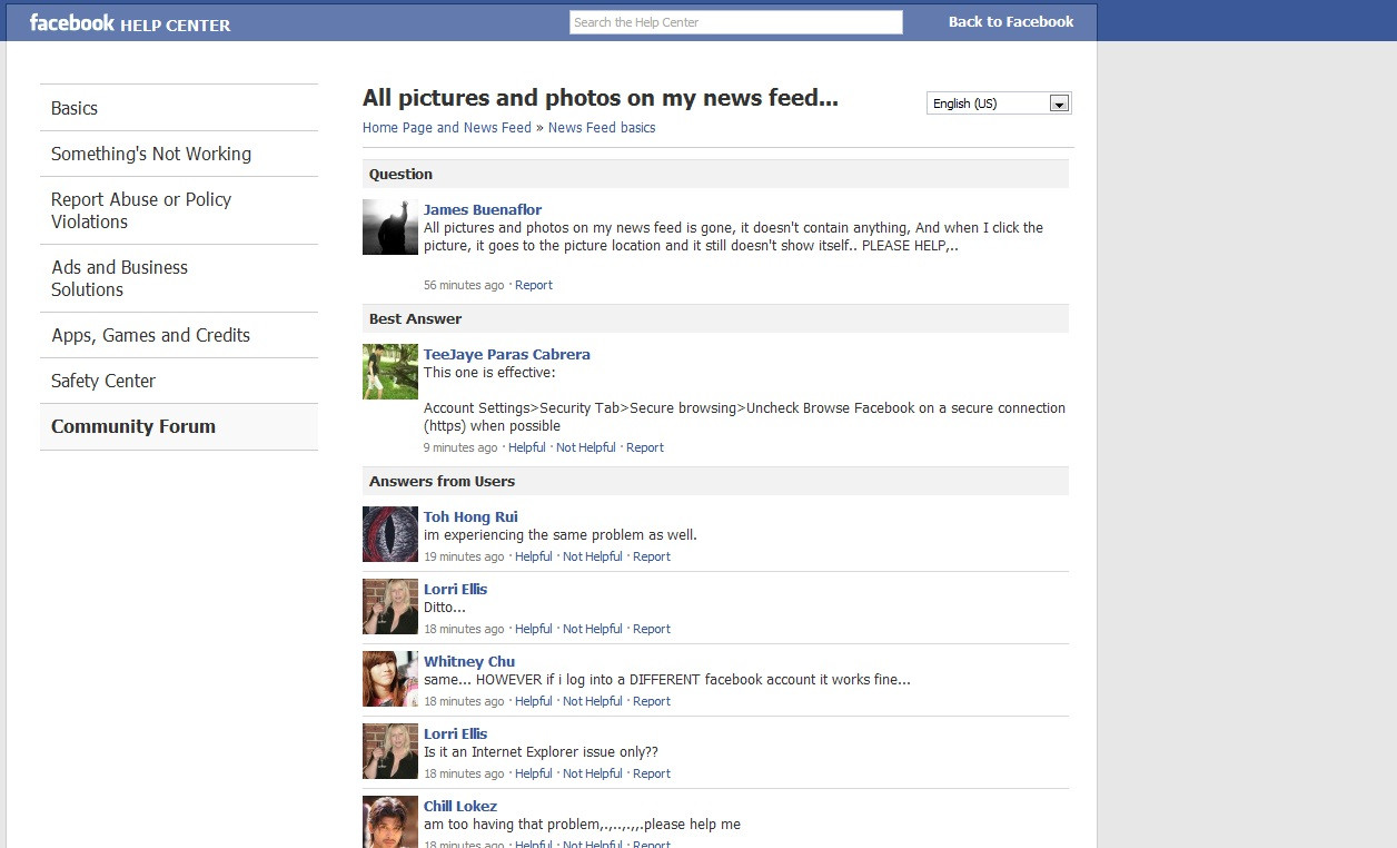 Milioane de utilizatori s-au trezit cu un Facebook fara poze. Solutia pentru a rezolva problema