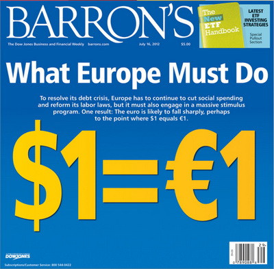 Soarta monedei unice: 1 euro = 1 dolar