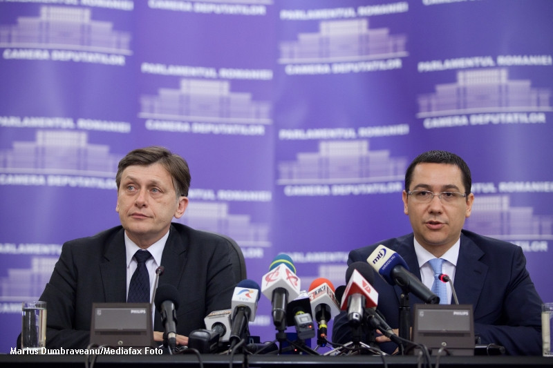 Antonescu si Ponta se intalnesc la Cotroceni cu presedintii celor doua Camere ale Parlamentului