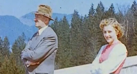 Imagini din intimitatea lui Hitler cu amanta sa, publicate dupa 70 de ani intr-un documentar. Video