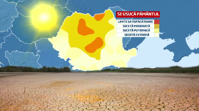 Romanul e la mila cerului. In vara lui 2012, doar 3% din terenul arabil e ferit de seceta