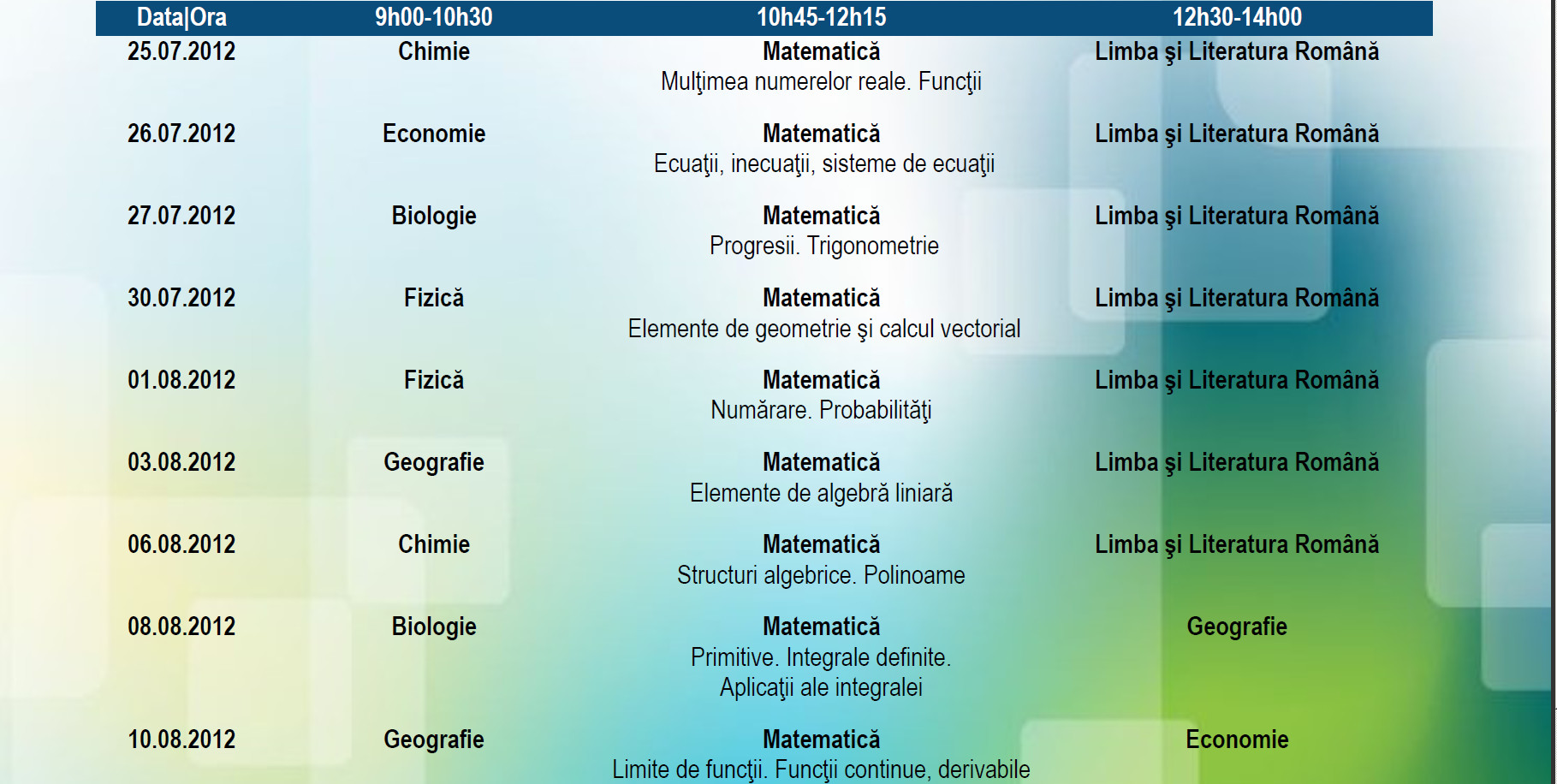Au reinceput meditatiile pentru elevii care nu au promovat Bacalaureatul. Vezi aici programul