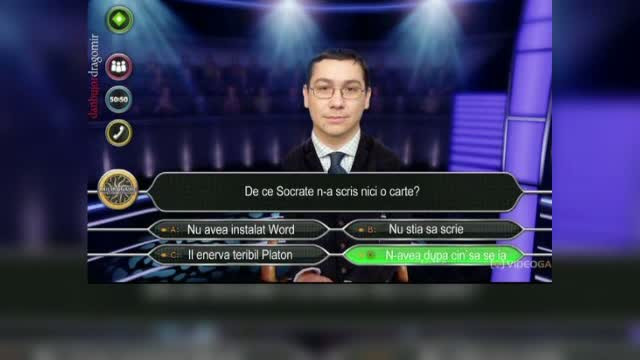 Staff-ul de campanie al lui Traian Basescu si cel al USL se intrec in bancuri, caricaturi si imnuri