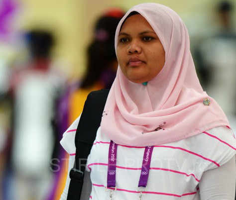 Cea mai bizara aparitie de la Jocurile Olimpice. Ce este in neregula cu aceasta sportiva. FOTO