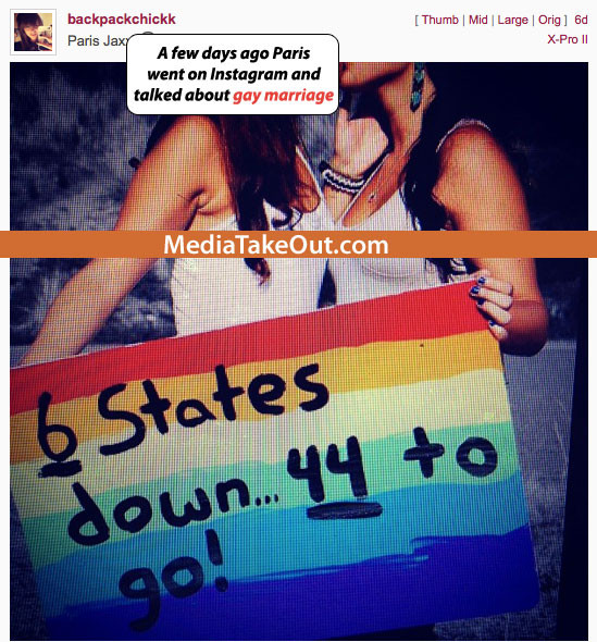 In plin razboi pentru averea tatalui, Paris Jackson a publicat doua poze controversate pe internet