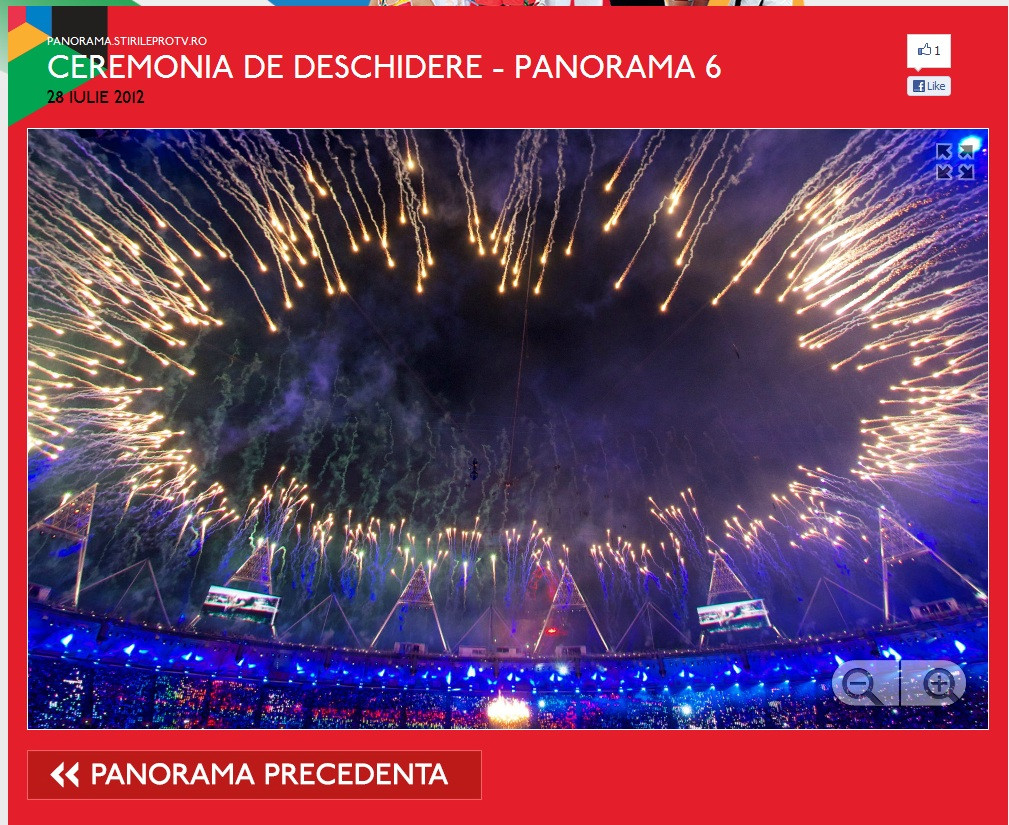 PANORAMA 360. Imaginile superbe care te duc in mijlocul stadionului olimpic de la Londra