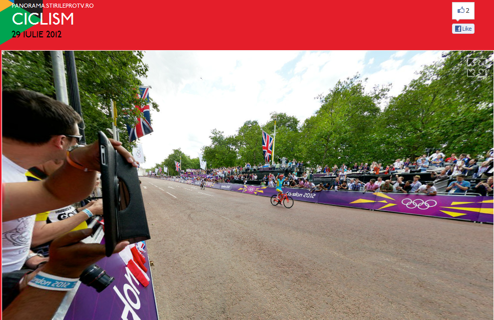 PANORAMA 360. Imagini de la cursa de ciclism care a surprins pe toata lumea la Jocurile Olimpice