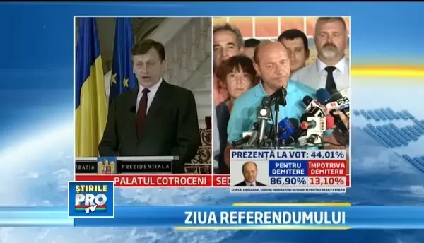 Ambele tabere revendica victoria. Ce au declarat Traian Basescu si Crin Antonescu dupa exit-poll - 01