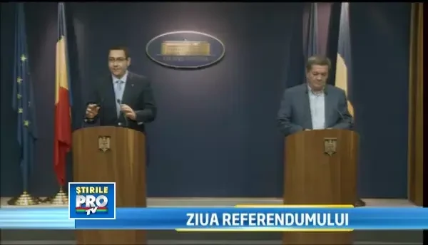 Victor Ponta: Vreau sa felicit milioanele de romani care s-au prezentat la vot