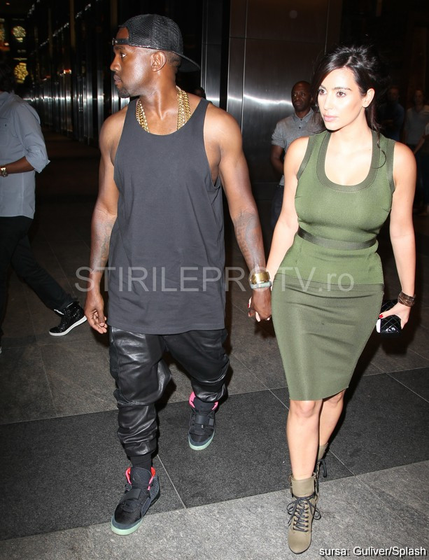 Tabloidele din SUA: Kanye West o preseaza pe Kim Kardashian sa filmeze impreuna un sex tape