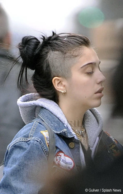 Reactia Madonnei cand si-a vazut fiica cu jumatate de cap ras