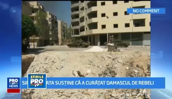 Imagini de groaza din Siria. Armata sustine ca a curatat Damascul de rebeli