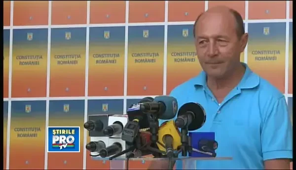 Declaratia de presa a lui Traian Basescu