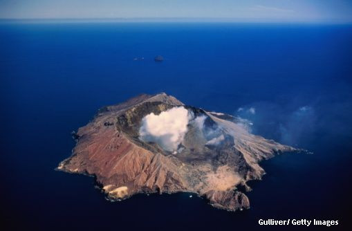 Singurul vulcan activ din Noua Zeelanda, Insula Alba, se pregateste sa erupa