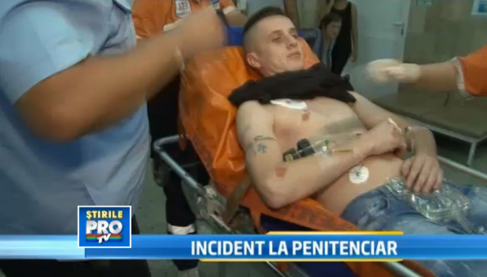 Cinci detinuti de la penitenciarul Margineni au ajuns la spital dupa s-au taiat intre ei cu cutitele