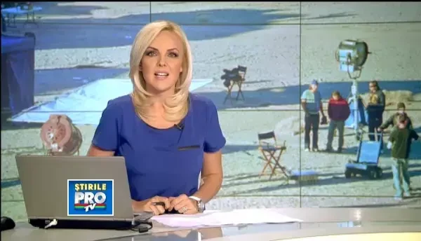 Sharon Stone nu pierde timpul in Romania. Actrita s-a trezit devreme si a mers pe platoul de filmare