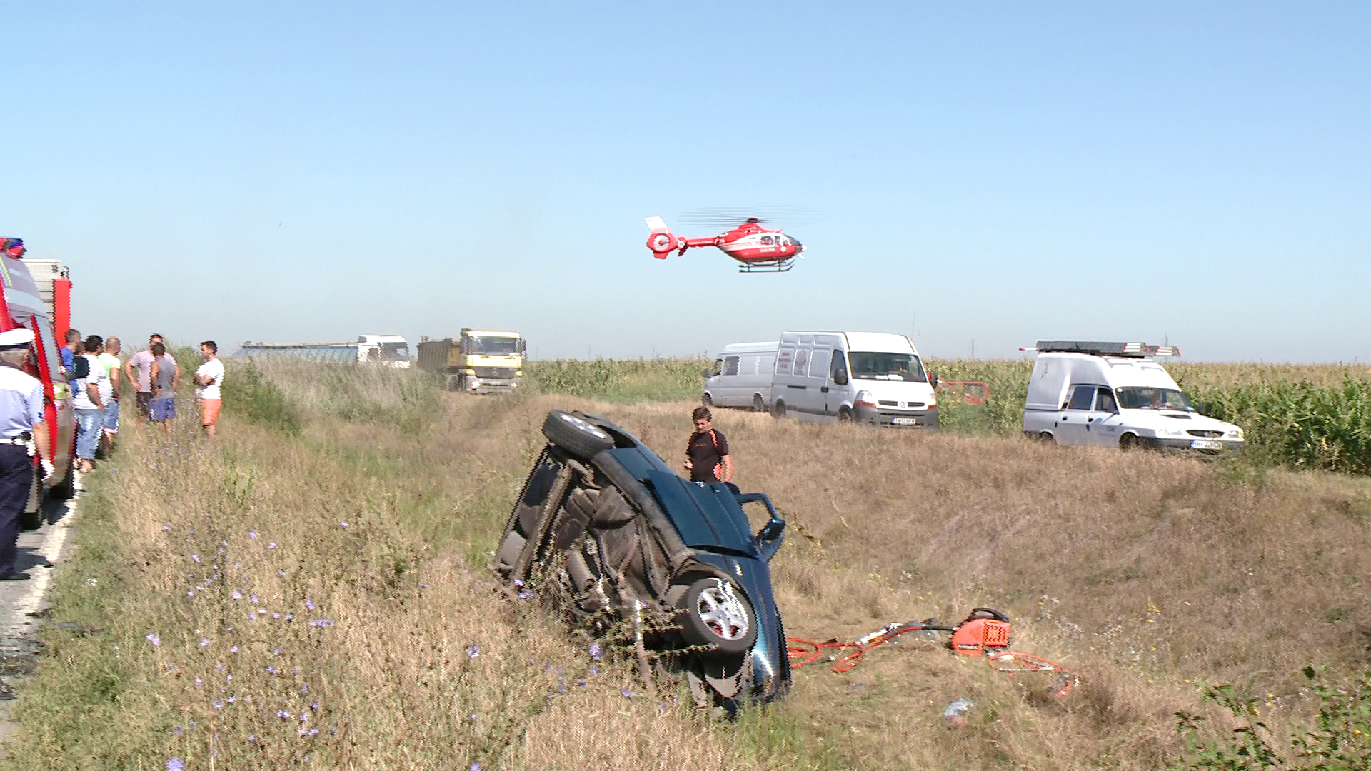 Trei persoane si-au pierdut viata si alte trei au fost ranite intr-un accident langa Timisoara