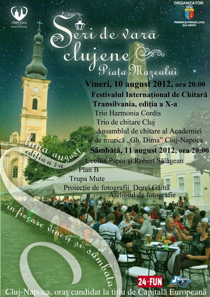 Weekend plin de spectacole, concerte si dans in cadrul „Serilor de vara clujene”