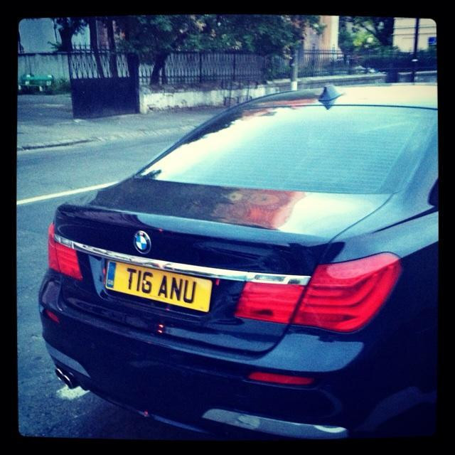 Numar de inmatriculare BMW