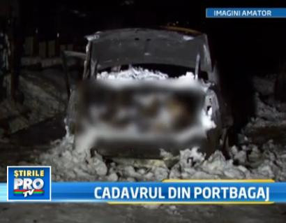 Criminalii taximetristului din Campulung, prinsi. Legistii:"Soferul traia atunci cand i s-a dat foc"