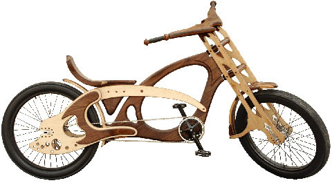 ULTIMA MODA la biciclete! Vezi cum arata SUPER ECO BICICLETELE din LEMN! GALERIE FOTO