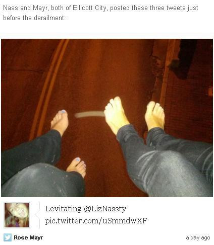 "Levitam". Mesajul postat pe de o tanara pe Twitter inainte de muri intr-un tragic accident. FOTO