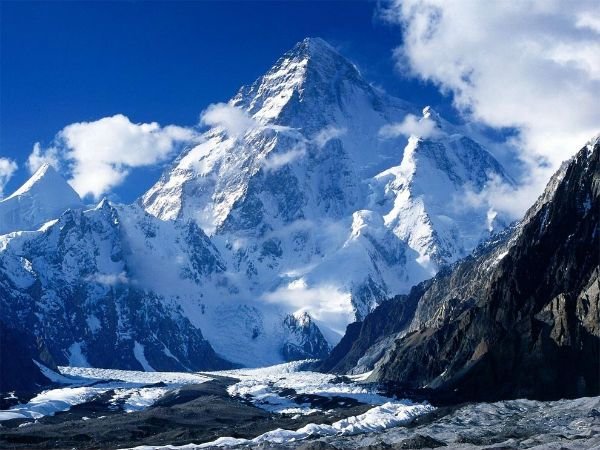 Varful K2 - granita dintre Pakistan si China