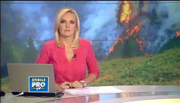 25 de hectarede vegetatie s-au facut scrum in padurile din Brasov. 50 de oameni se lupta cu focul