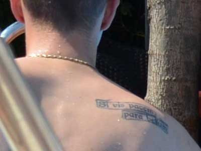 Imaginea razbunarii?! Andrei Nastase si-a tatuat: "Daca vrei pace, pregateste-te de razboi"