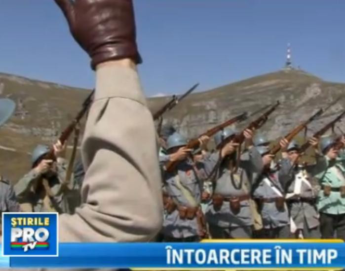 Defilare in memoria eroilor din primul razboi mondial. Secrete despre armele de atunci, dezvaluite