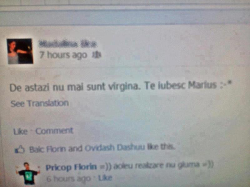 O romanca si-a transformat Facebook-ul in jurnal personal. Toata tara a aflat cel mai intim detaliu