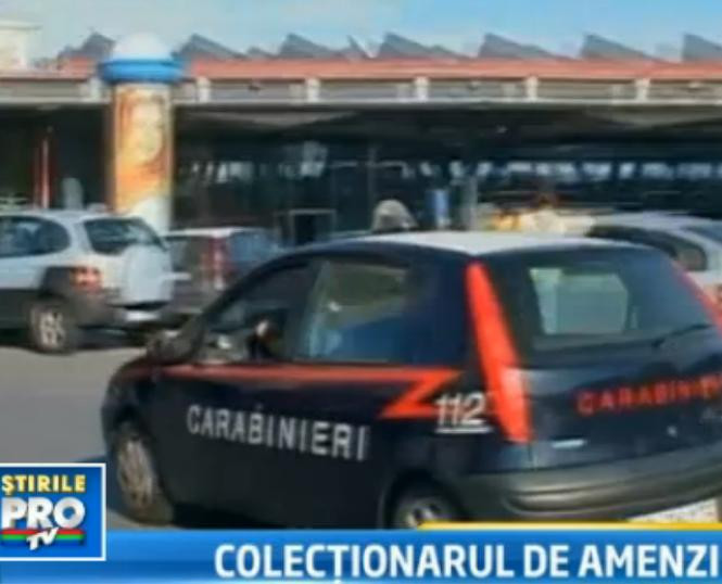 "Fantasma" agentilor auto din Italia. Povestea romanului care nu a achitat nicio amenda din cele 489