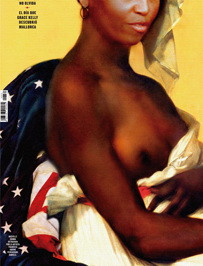 "Doamne, e sanul lui Michelle". Trupul unei sclave topless si chipul primei doamne, pe prima pagina